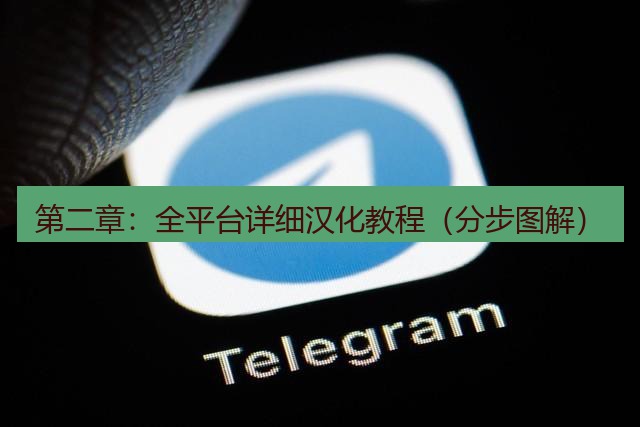 电报电脑版 第二章：全平台详细汉化教程（分步图解）